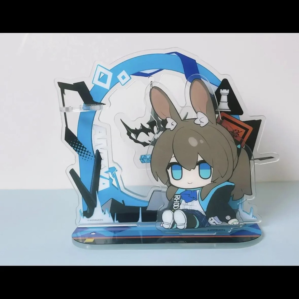 Mô hình Standee Arknights Amiya kiêm giá cắm bút Mica trang trí bàn học Anime Game Figure Amiya Pen 