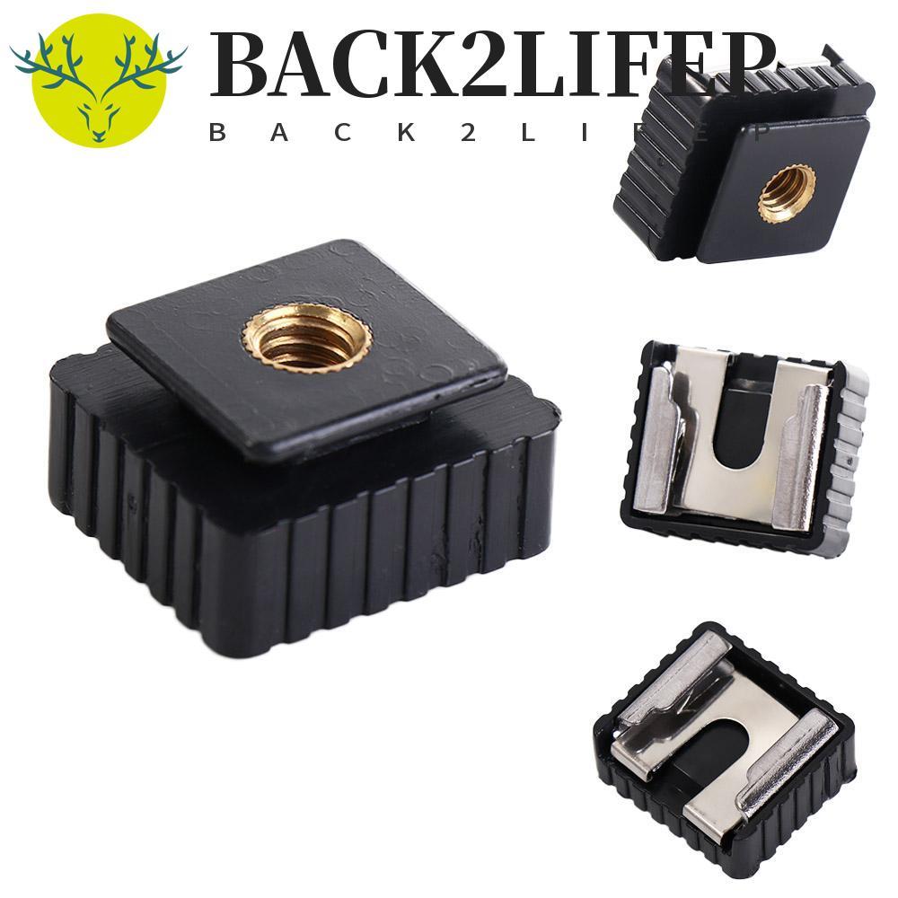 BACK2LIFEP Hot Shoe Adapter Điện tử tiêu dùng Bền Speedight Cung cấp 1 / 4 "Vít cho Studio Speedight