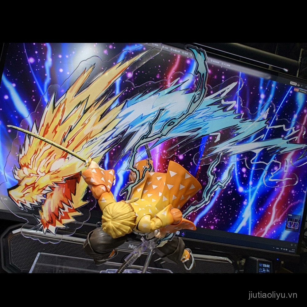 Shf Vợ Tôi Zenitsu Demon Slayer Breath of Thunderbolt Thunderbolt Thunderbolt Lightning Hiệu Ứng Đặc