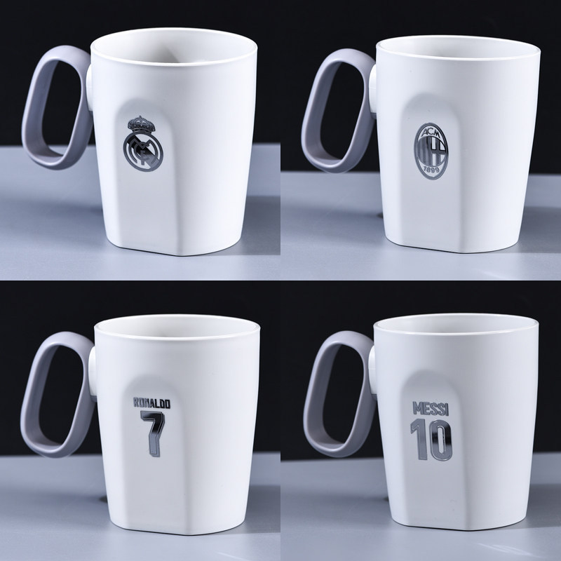 Cốc Bóng Đá Nước súc Miệng Sinh Viên Royal Malaysia Messi C Roach AC Milan Hàng Hóa Câu Lạc Bộ Cốc C