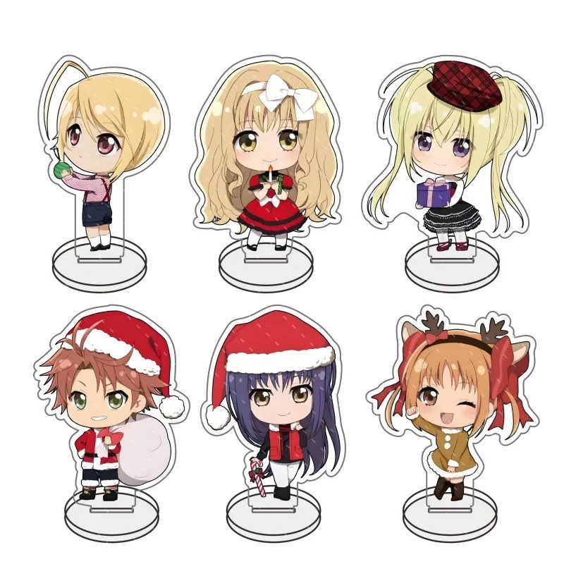 Standee Shugo Chara Mô Hình Anime Hinamori Amu Tsukiyomi Ikuto Mica Acrylic Trang Trí Bàn Học Làm Qu