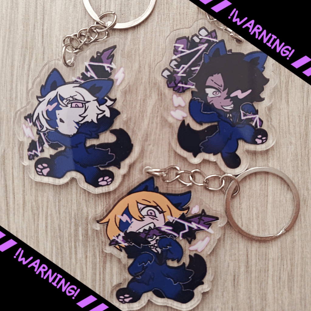 Limbus Company Faust Heathcliff Don Telepole Keychain Fanart By Tofuaru