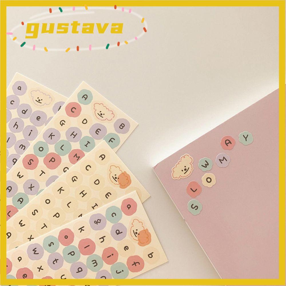 GUSTAVA Giấy Dán Thủ Công Tạp Chí Nhật Ký Ablum DIY Tự Dính