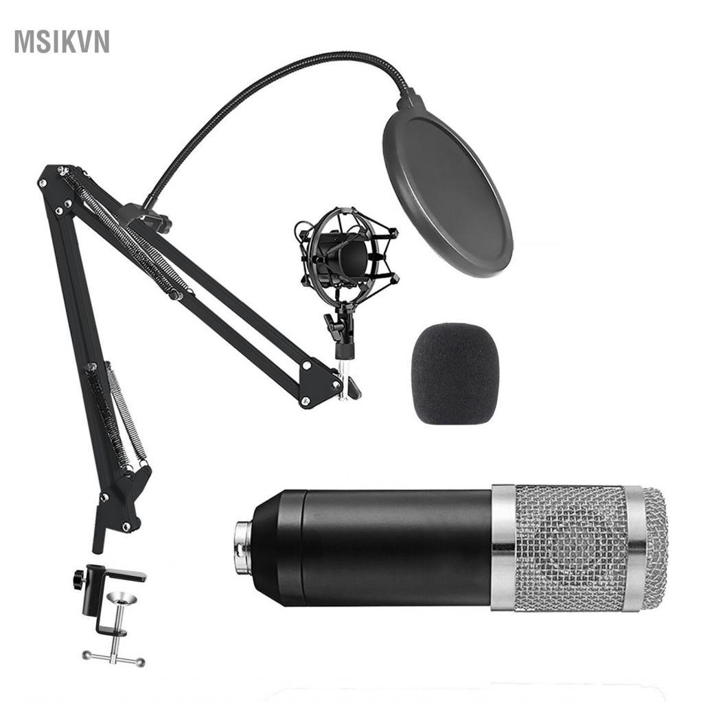 msikvn Micro điện dung SIMBAE BM800 Thiết bị phát sóng trực tiếp Podcast chuyên nghiệp USB MIC Micro
