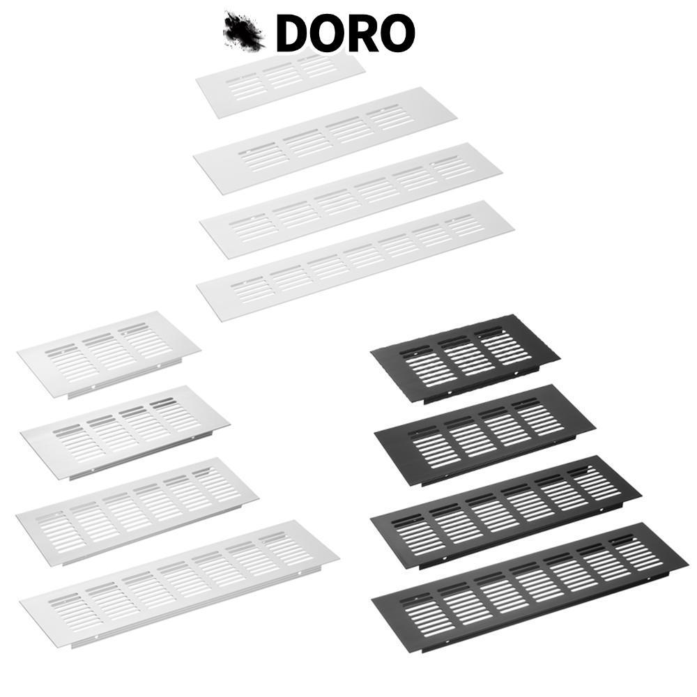 DORO Air Vent Decor Hợp Kim Nhôm Tủ Quần Áo Giày Bền Louver Nhà Thông Gió Lưới Tản Nhiệt