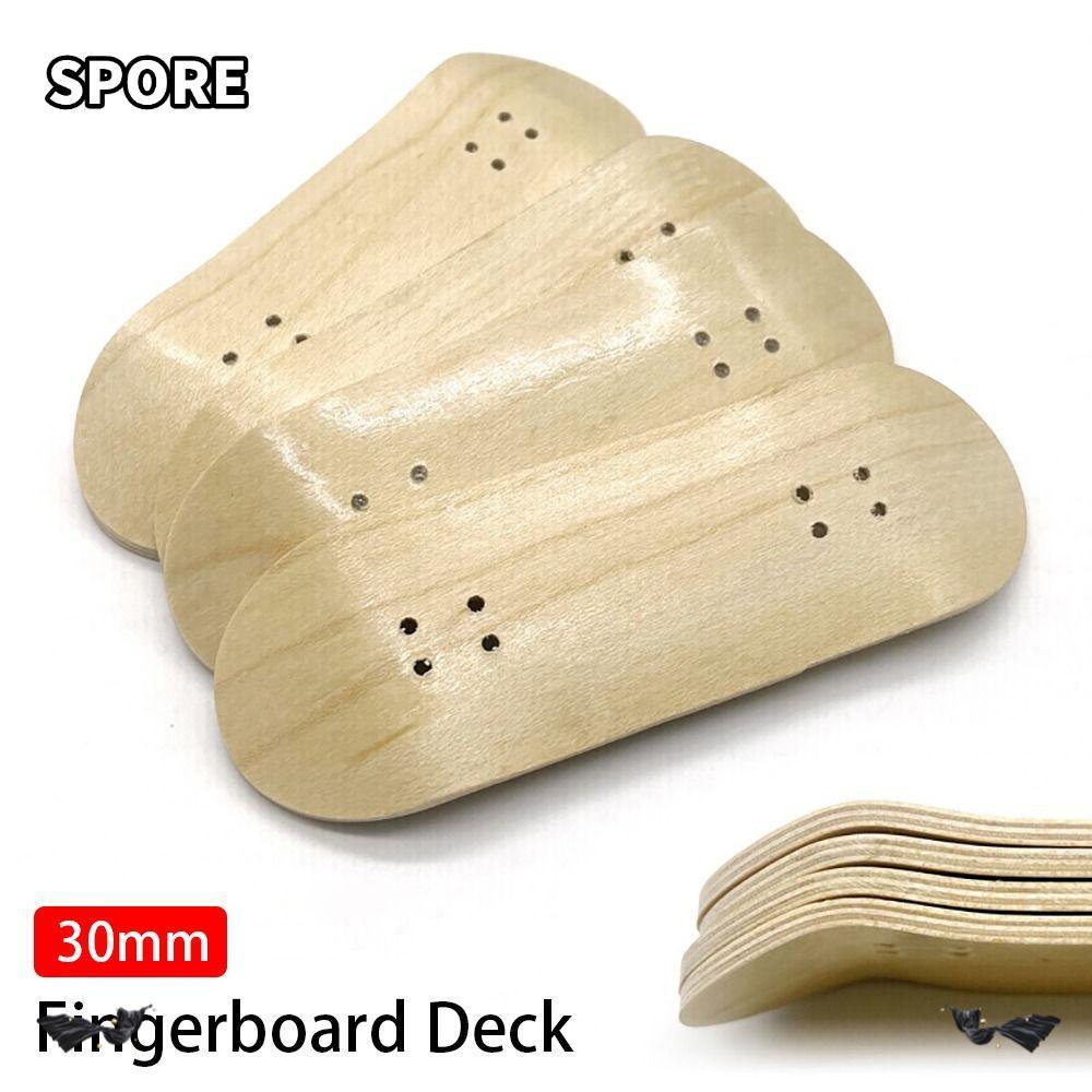 SPORE 1 Chiếc Ngón Tay SkateBoard Phần, 5 Lớp Maple Fingerboard Deck, Gỗ Bền 30 Mm Mini Fingerboard 