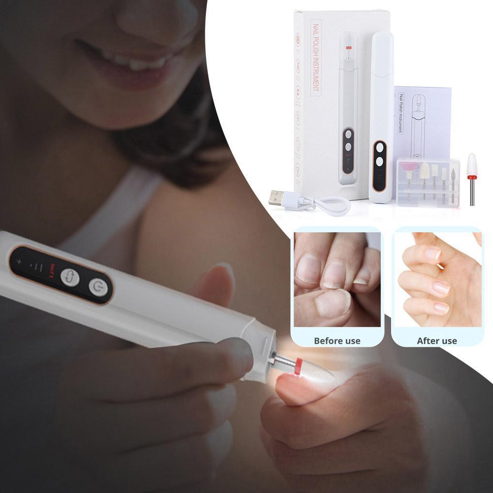 [TOTO] Máy mài móng tay 6 trong 1 Tập tin móng tay điện Chăm sóc móng tay Công cụ tập tin di động ki