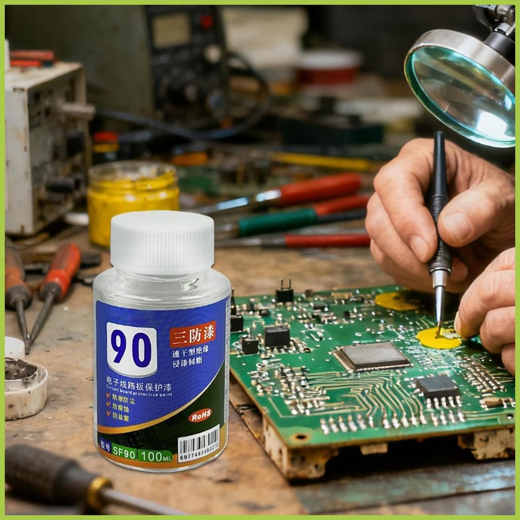 Keo Điện Tử Trong Suốt Chống Nước Điện Tử Keo Bảng Mạch Sửa Chữa Sơn Cho Điện Tử PCB Điện Làm Việc p