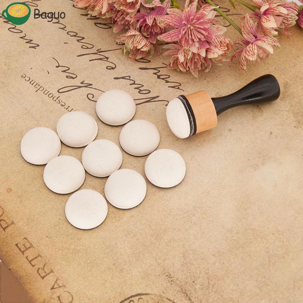 BAGUO Flat Domed Foam Refills Tool, DIY Scrapbooking Foam Mini Ink Paints Mixing Blending Tools, Car