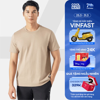 Áo thun nam TShirt Basic Cotton 100% 220gsm dày dặn mềm mại Coolmate