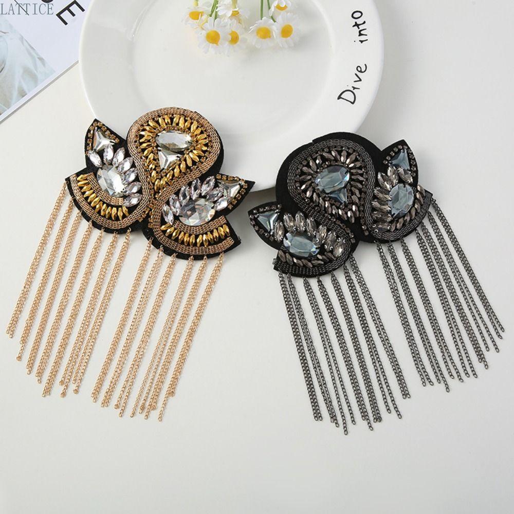 Lattice Viền Vai Epaulet, Trang Sức Phù Hợp Unisex