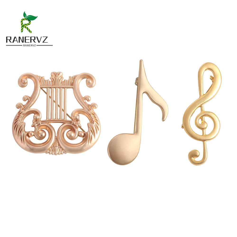 RANERVZ Trâm Nhạc Cụ Eighth Note, Hợp Kim Treble Clef, Phù Hợp Làm Quà TặngVintage