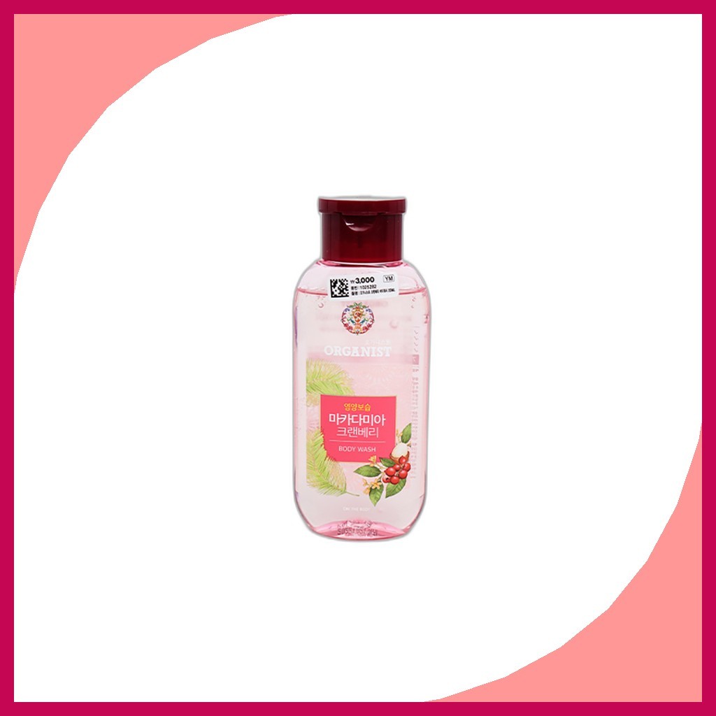 [daiso] Sữa tắm nam việt quất Organist, 200ml, 1 cái / Sữa tắm Hàn Quốc / Giữ ẩm / Chính hãng 100% c