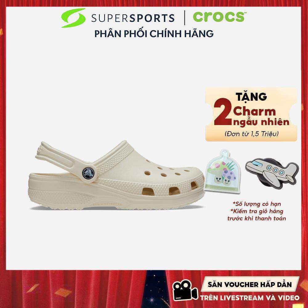 Giày Clog Unisex Crocs Classic - Be - 10001-2Y2 ADS01 LS100 B000