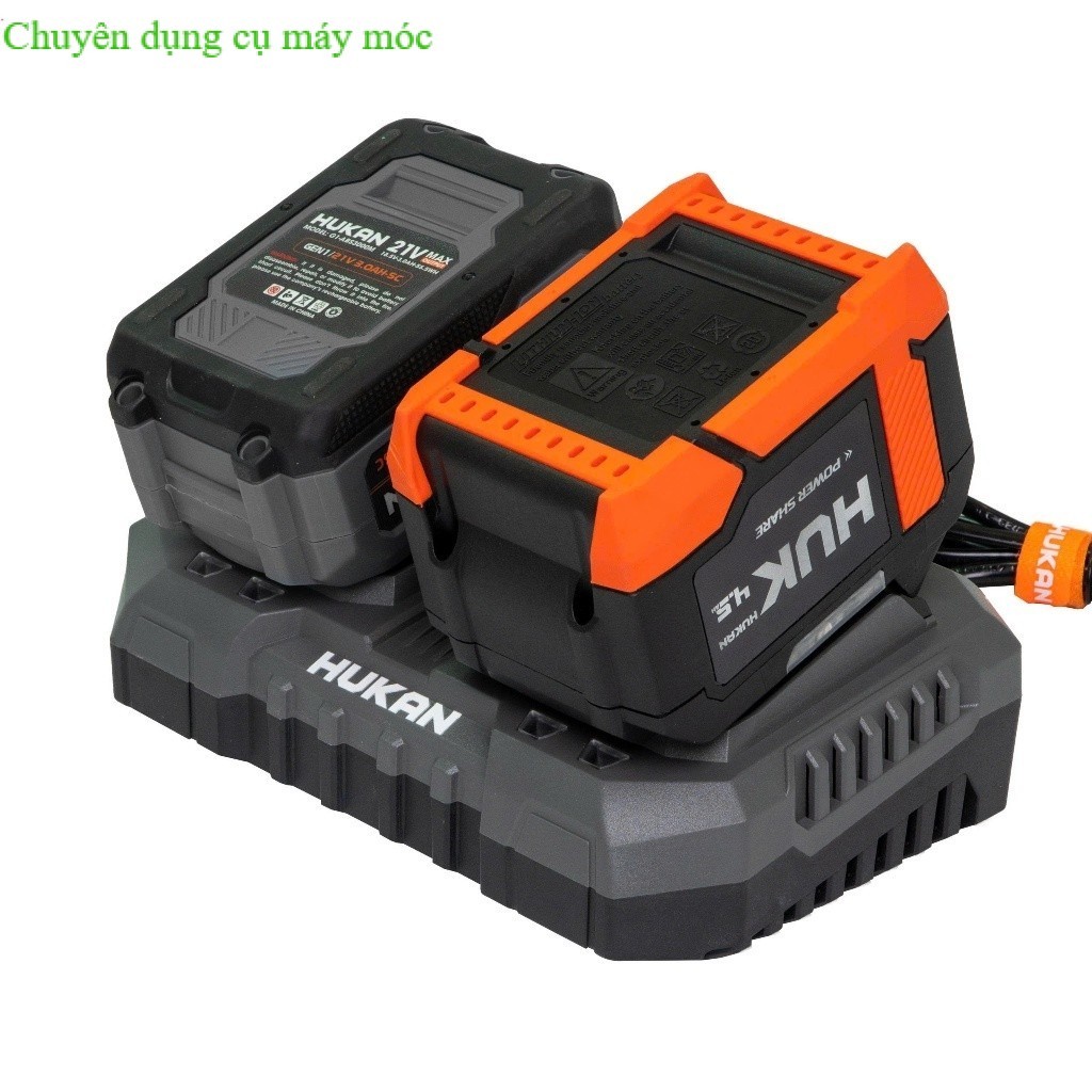 Sạc đôi HUKAN G2-S20X2, Công suất 2A, Bảo vệ dòng, Có quạt tản nhiệt SHOP DỤNG CU