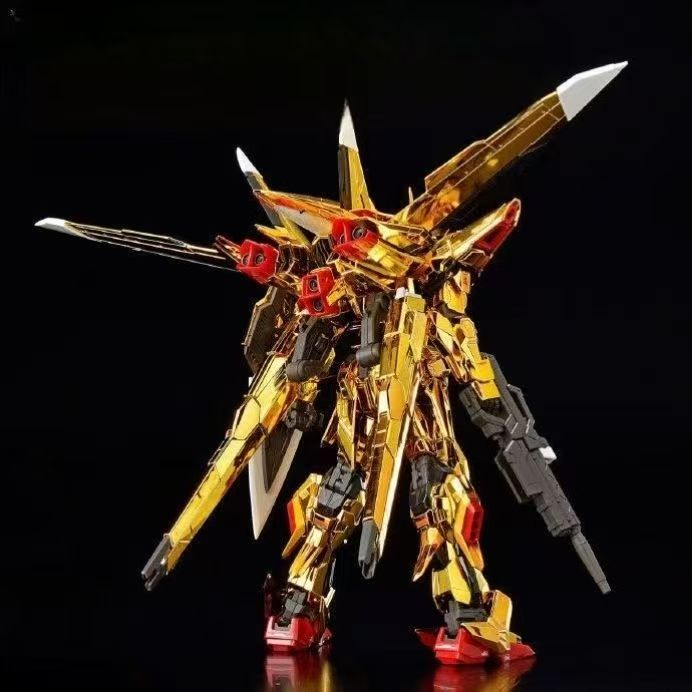 Gao Gao Sản Phẩm Mới RG 1 / 144 Dawn Gaoda Thiết Bị Phiên Bản Mạ Điện SEED Gaoda Lắp Ráp Mô Hình Gia