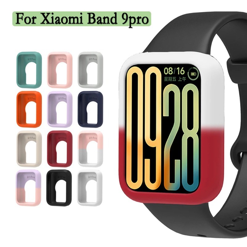 Vỏ Đồng Hồ Mềm Cho Xiaomi band9pro band9 Pro Silicon Chống Thấm Nước Bảo Vệ Đồng Hồ Thông Minh Dành 