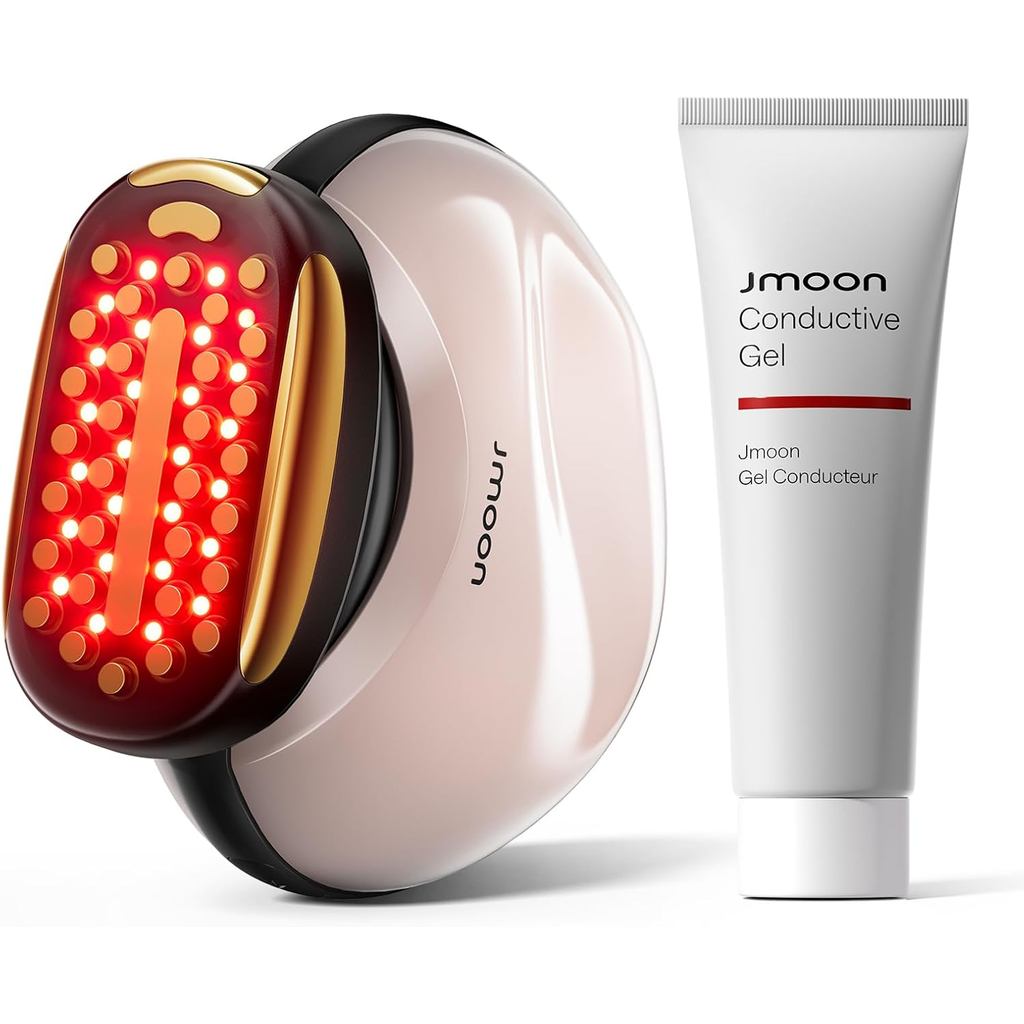 Thiết bị mặt Microcurrent JMOON, Trị liệu ánh sáng đỏ M30U cho mặt, Chăm sóc da chống lão hóa an toà