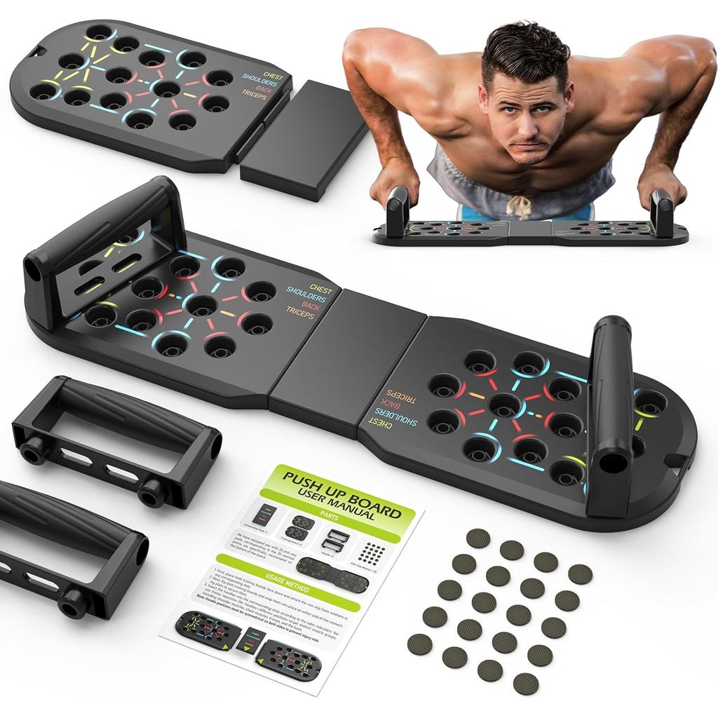 Push Up Board đa chức năng, thiết bị tập thể lực tại nhà dành cho nam giới