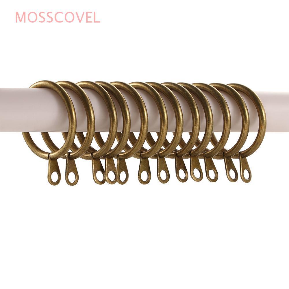Nhẫn rèm MOSSCOVEL Heavy Duty Home Metal 5 màu Vòng tròn La Mã