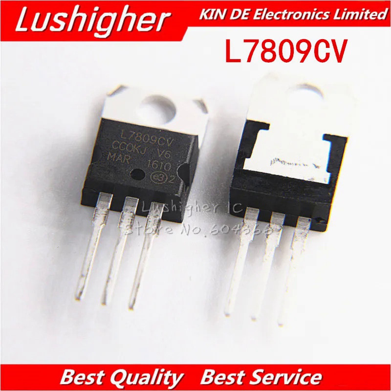10 Chiếc L7809CV TO220 L7809 TO-220 7809 LM7809 TO220 MC7809 Mới Chính Hãng