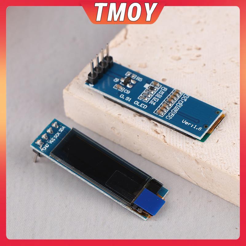 TMOY 1 Mô-đun hiển thị OLED 0,91 Inch Trắng / xanh OLED 128X32 Màn hình LED LCD SSD1306 12832 0,91 I