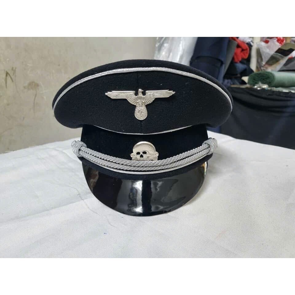 Mũ sĩ quan (màu đen) cho bộ nội vụ SS