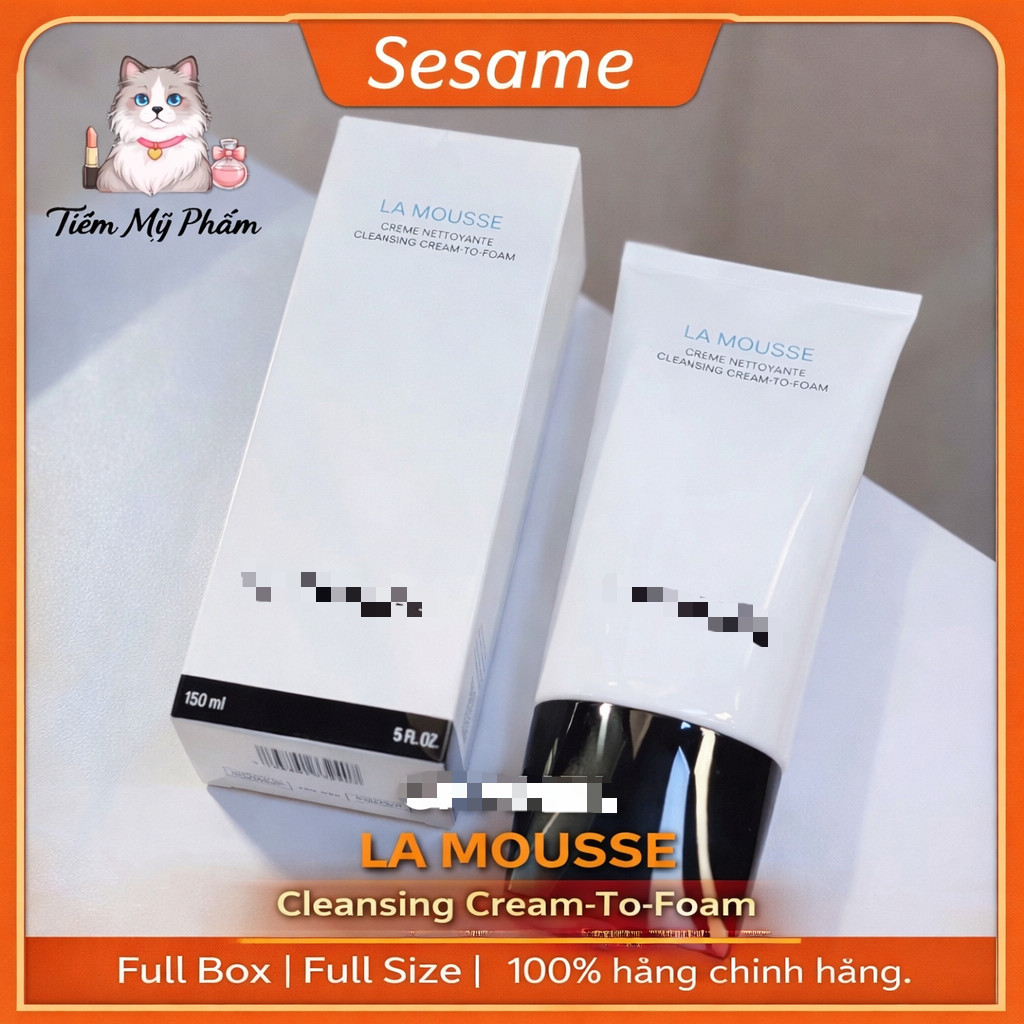 [Chính Hãng] Sữa Rửa Mặt ℂℍ𝔸ℕ𝔼𝕃 𝐋𝐀 𝐌𝐎𝐔𝐒𝐒𝐄 𝐂𝐚𝐦𝐞𝐥𝐥𝐢𝐚 𝐂𝐥𝐞𝐚𝐧𝐬𝐢𝐧𝐠 𝐂𝐫𝐞𝐚𝐦-𝐭𝐨-𝐅𝐨𝐚𝐦 Full Box
