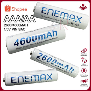 ENEMAX Pin AAA 2600mAh 1.5V - Pin Sạc - Sản xuất tại Nhật Bản - Dùng Cho Đèn, Đồ Chơi, Mouse, Remote