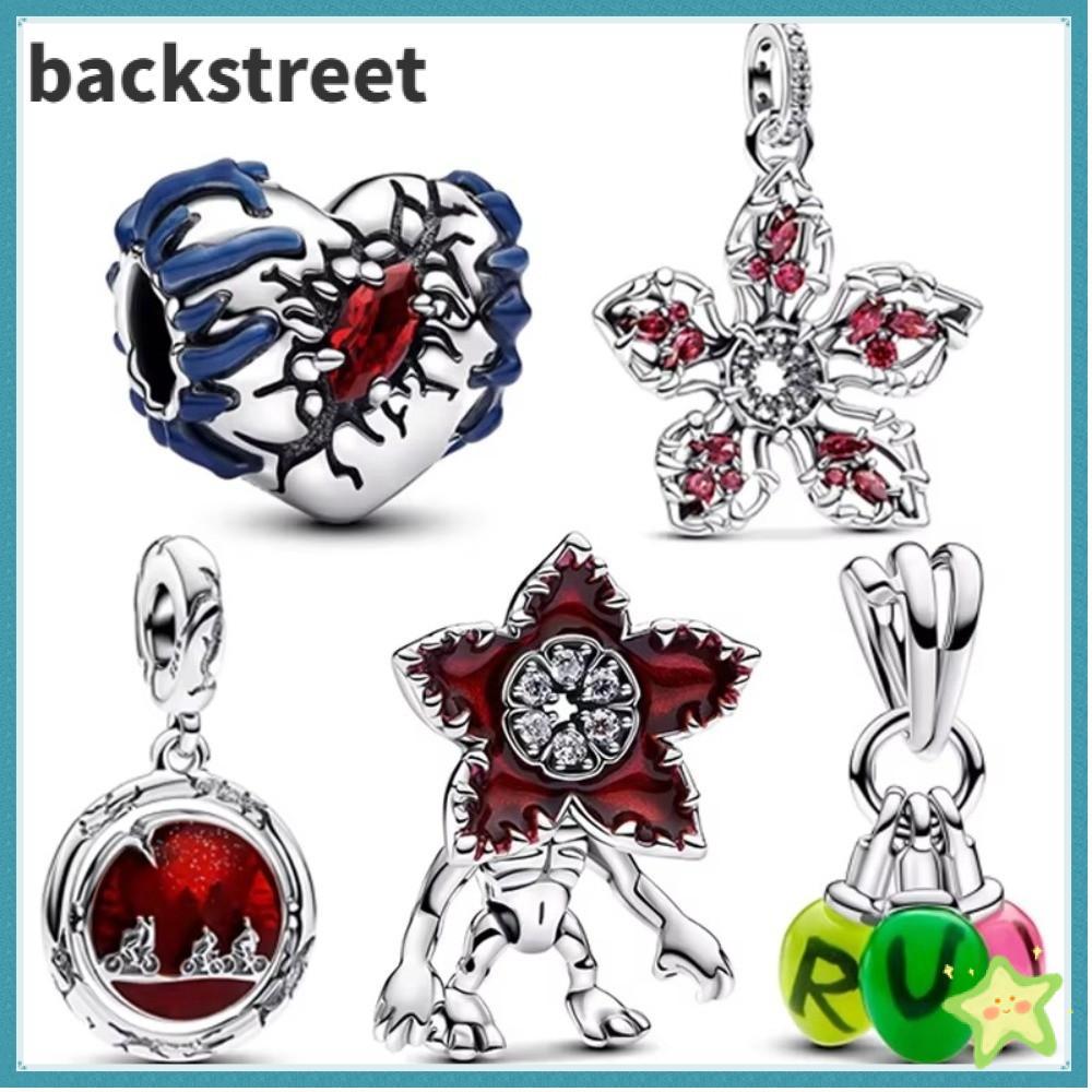 Vòng tay BACKSTREETYF Đính cườm, DIY Man-Eating Flower Mặt dây chuyền Đính cườm, Phụ kiện trang sức 