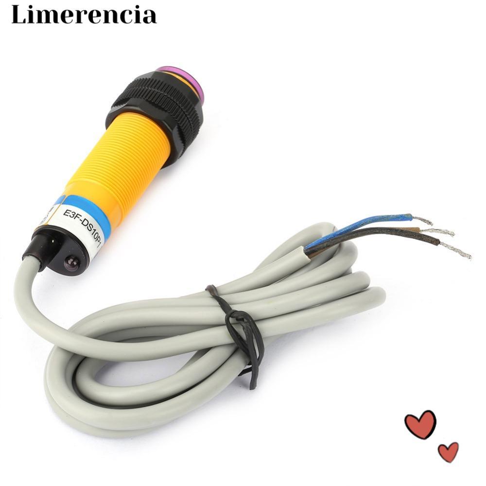 Công tắc tiệm cận quang điện LIMERENCIA, E3F-DS10P1 10cm Phạm vi phát hiện Cảm biến tiệm cận quang đ