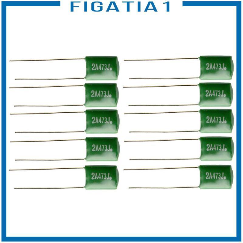 10x 0,047 / 2A473J Tụ Điện Phim Polyester DIY Cho Đàn Guitar Điện / Bass Điện