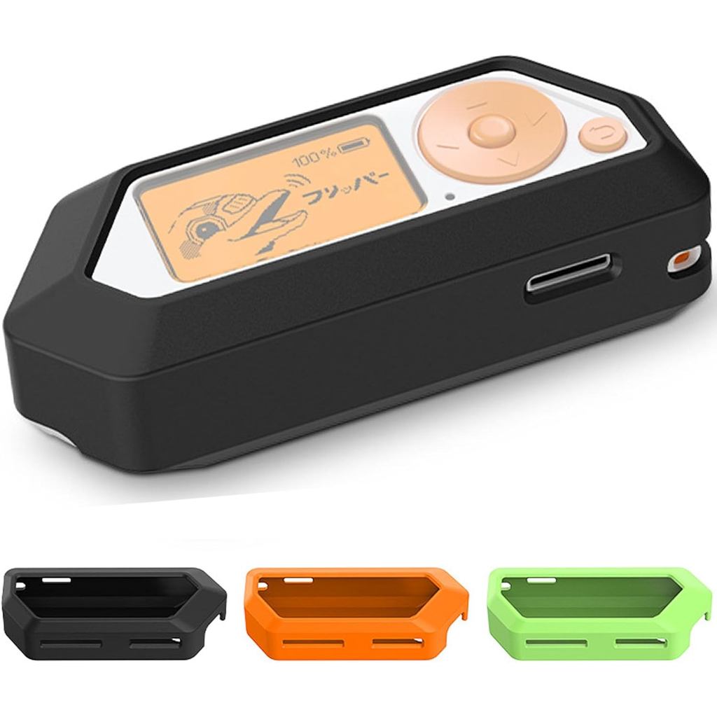 Ốp Silicon Cho Flipper Zero, Vỏ Bảo Vệ Mềm Cho Thiết Bị Flipper Zero (Đen)