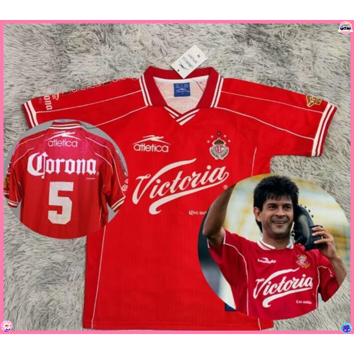 1999-00 Retro Jersey Toluca Home Jersey Áo bóng đá Số tùy chỉnh