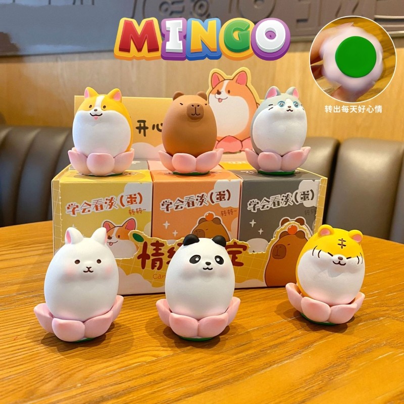 Mô Hình Decor Thú Cưng Xoay Tròn Mini Cute Trang Trí Bàn Làm Việc Phòng Làm Đồ Trang Trí Xe Ô Tô - M