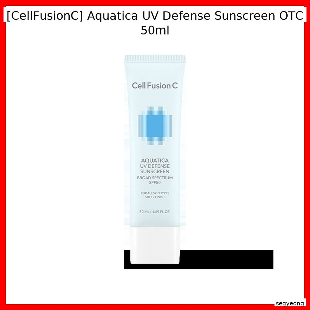 [CellFusionC] Kem chống nắng Aquatica UV Defense OTC 50ml