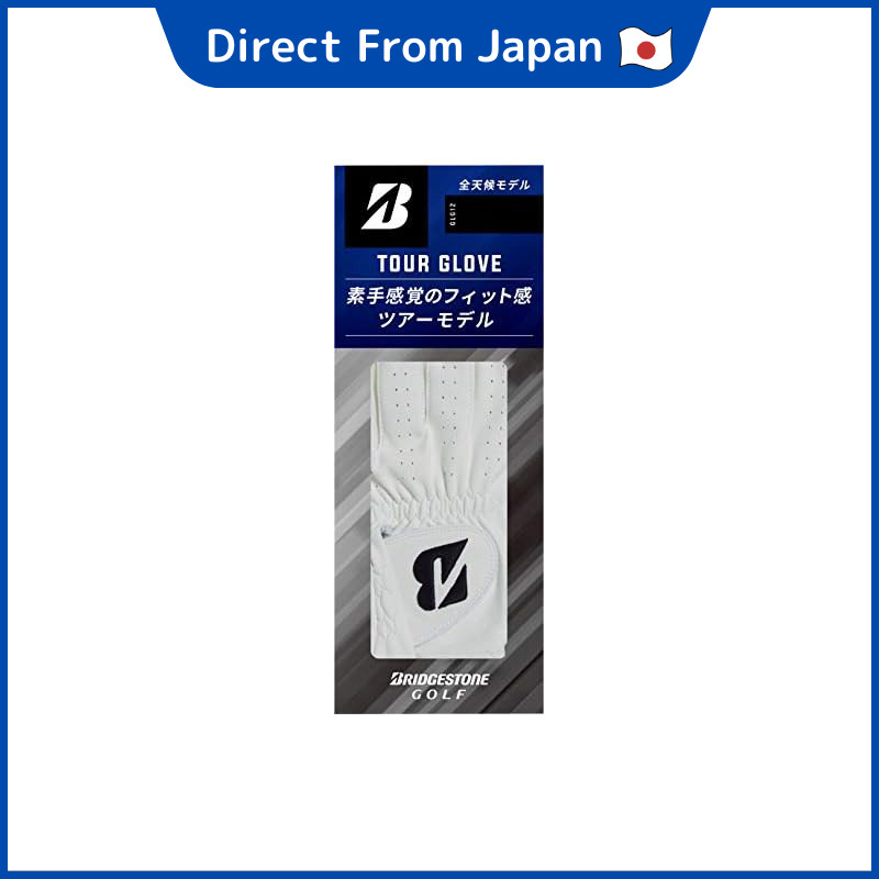 BRIDGESTONE Golf Glove TOUR GLOVE GLG12 for Men, Black, 26cm
