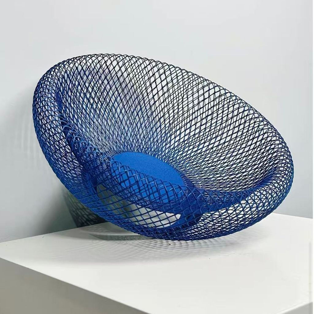 New Product#[Original Order]Creative Handmade Modern Iron Art Bird's Nest Mesh Storage Tray Coffee T