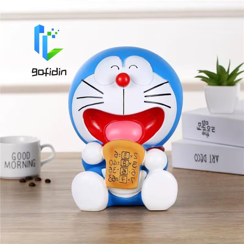 GOFIDIN Doremon Heo Đất, Trang Trí Lớn Hộp Tiền Đôrêmon, Hộp Tiền Gửi An Toàn Sưu Tập Hình Mô Hình T