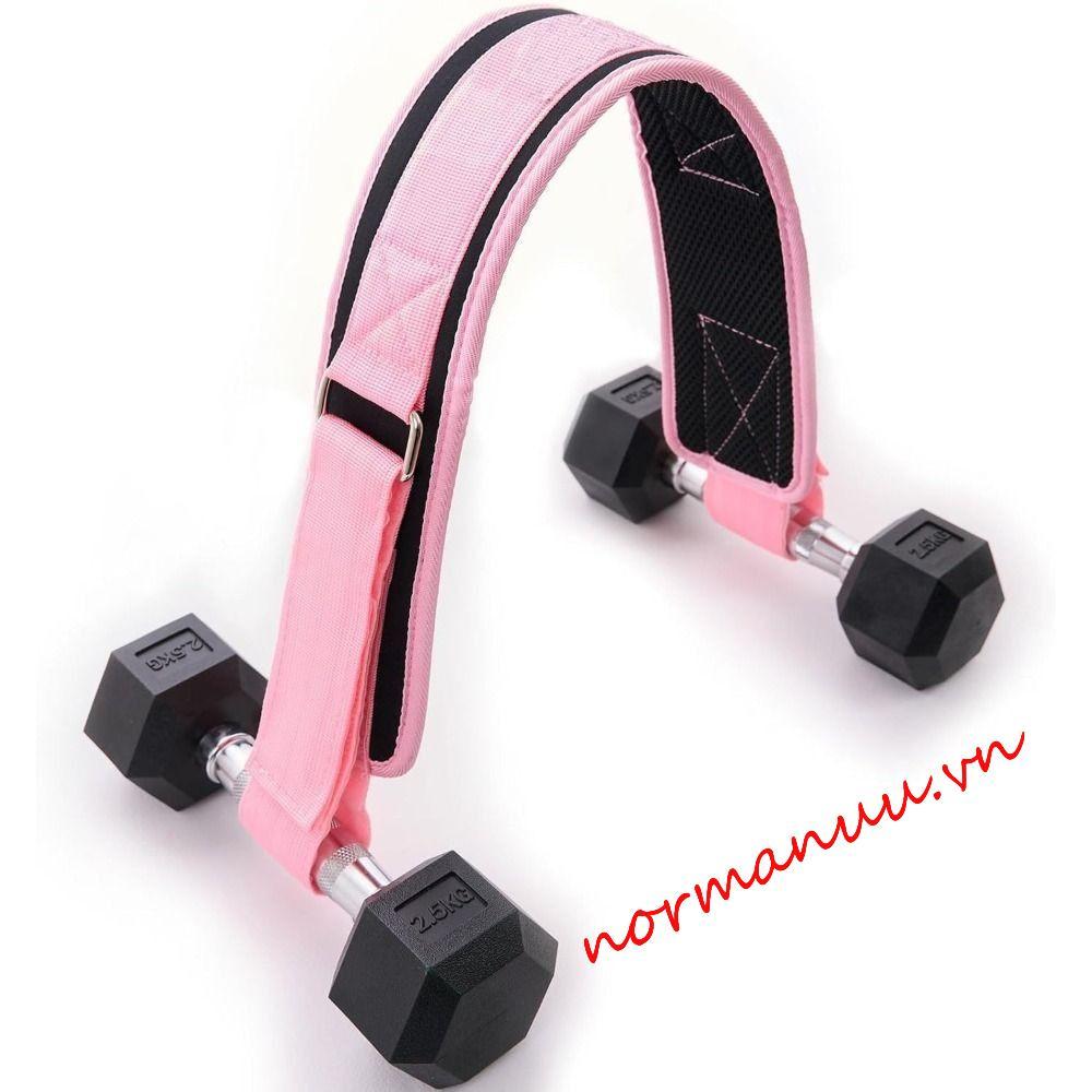 Đai lực đẩy hông NORMAN6G chống trượt, tăng cường sức mạnh cho bài tập lunges tại nhà