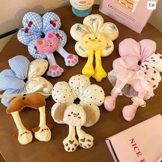 Dây Buộc hoa chân thú mới mix mẫu Dây Buộc Tóc Bóng Cực Lớn Dây Buộc Tóc Đuôi Ngựa Dây Buộc Tóc