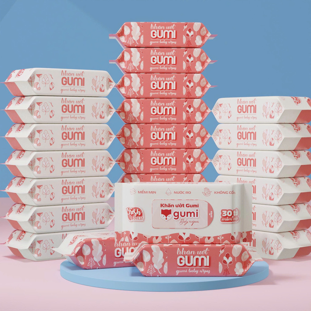 [Gift] Khăn Ướt Gumi 30 tờ - Fysoline