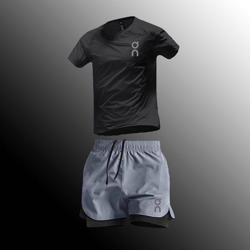 Exercise Running Outfit Summer Breathable Quick-Drying Men's and Women's Marathon Fitness Training S