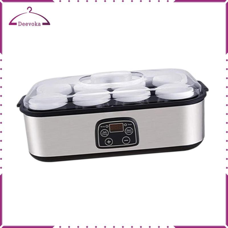 Máy Làm Sữa Chua Tự Chế Sữa Chua Đa Năng Hộ Gia Đình Chuyên Nghiệp DIY Tiếng Ồn Thấp 1.4L Tự Động Sữa Chua Máy Thép Không Gỉ