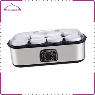 Máy Làm Sữa Chua Tự Chế Sữa Chua Đa Năng Hộ Gia Đình Chuyên Nghiệp DIY Tiếng Ồn Thấp 1.4L Tự Động Sữa Chua Máy Thép Không Gỉ