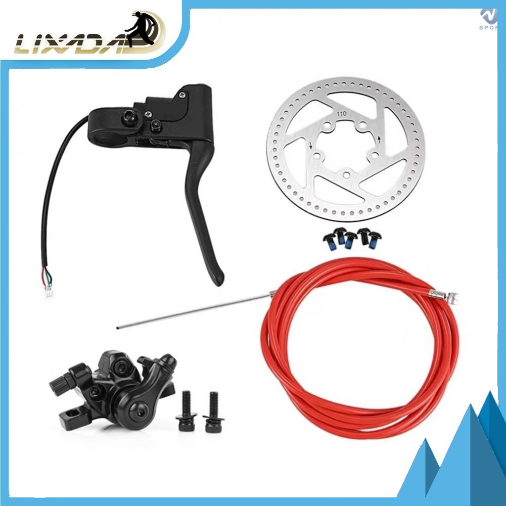 LIXADA Bộ Phanh Đĩa 110mm Và Dây Cáp Thay Thế Chuyên Dụng Cho Xe Điện Xiaomi M365 / 1S E-Scooter