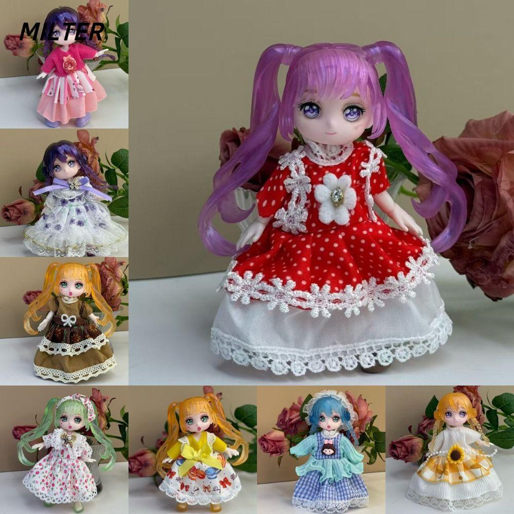 Thân thể di chuyển được MILTER, Thân búp bê cao 13cm nối hình cầu, Phim hoạt hình búp bê khỏa thân P