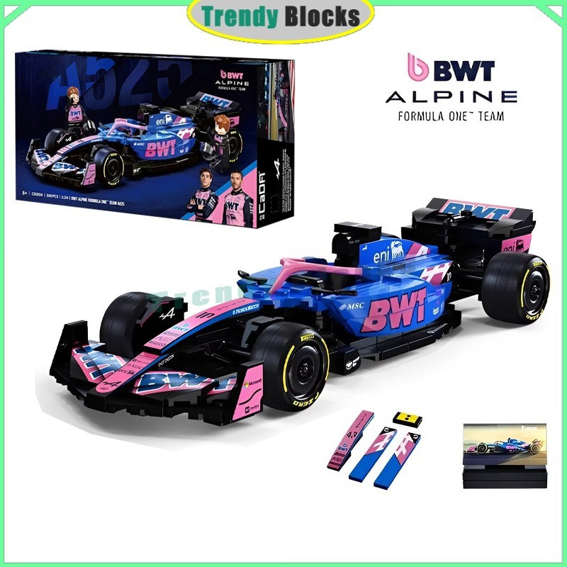 C55024, A525 BWT F1 Team A525, F1 Khối xây dựng 1: 24 Đồ chơi ô tô Quà tặng cho bé trai