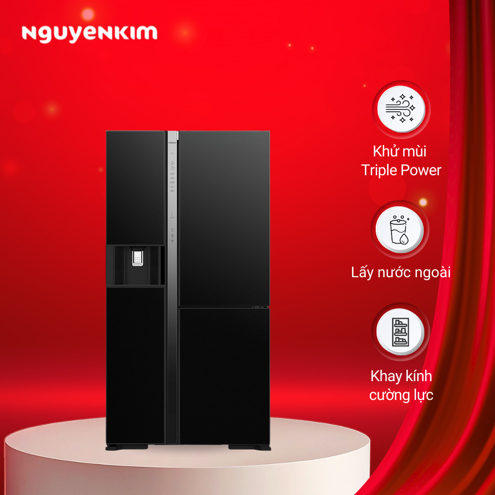 Tủ lạnh Hitachi Inverter 569 lít R-MX800GVGV0(GBK)