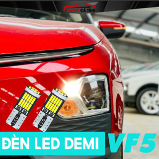 1 cặp (2 CHIẾC) VF5 Bóng Đèn Led Demi T10/W5W - Trắng/Xanh băng/Đỏ/Vàng/Hồng/Xanh chanh